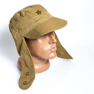 Afghanka summer hat USSR Russian Military soldier Cap Pin field forage size 55, 56, 57, 59 1980s sand color