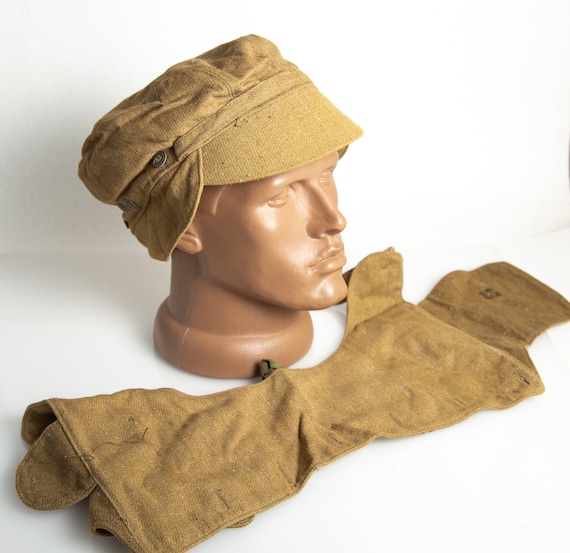 Afghanka Summer Cap Hat USSR Russian Military Soldier Field