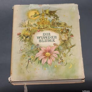 Libro de cuentos de hadas de Gerhard Goßmann Deutsch Kinderbuch Alemania der wunderblume