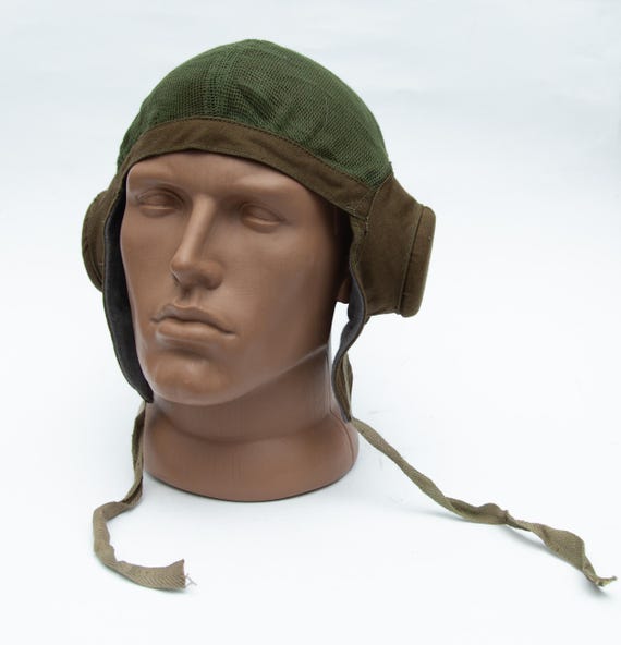個人装備 1970s Military HAT Rare Vintage Soviet Military USSR 70s-80s Artillery Helmet Insert