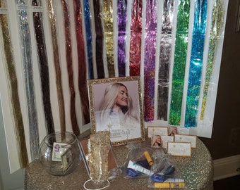 Fairy Hair Display board with 16 shades