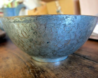 Antique Ottoman Empire copper bowl