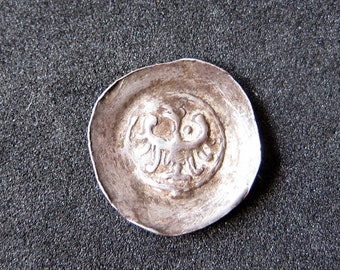 13th Century silver coin. Holy Roman Empire, Silver Pfennig