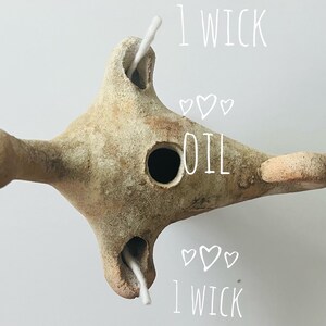 Earth friendly Vintage Oil Lamp bird, Holy Pillar Bird holder, Eco Clay oil lamp, Votive candles, Rare Religious candles Ancient Pottery image 10