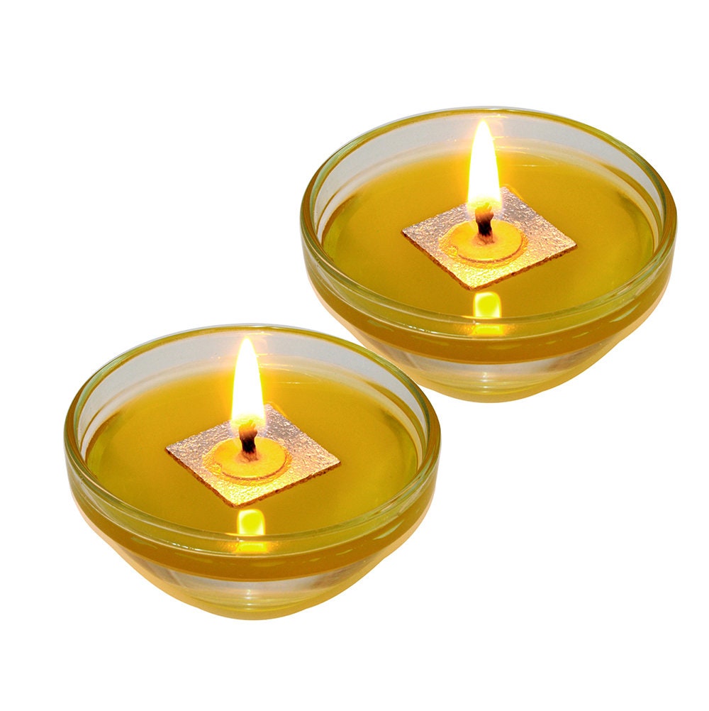  SEWACC 1 rollo de velas orgánicas de cristal, mechas