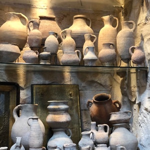 Antiquity Original art objects, Byzantine Classic Pottery, Rare ancient oil lamps, Historical Archaeological Artifacts, Terracotta finds,
