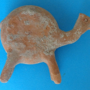 Eco friendly Studio Ceramic Camel  Statuette, Camel figurine, Camel statue, Camel Sculpture, Nativity figurines, Unique pottery of Israel