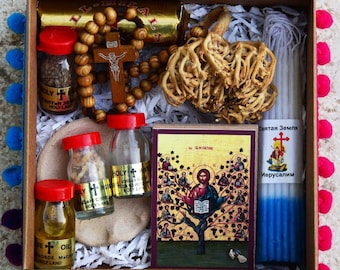 Cadeauset voor christelijke zuivering, levensboom cadeauset, beterschapscadeau, Christ Healing-cadeaudoos, verzorgingskerstcadeau, kruisbeelden