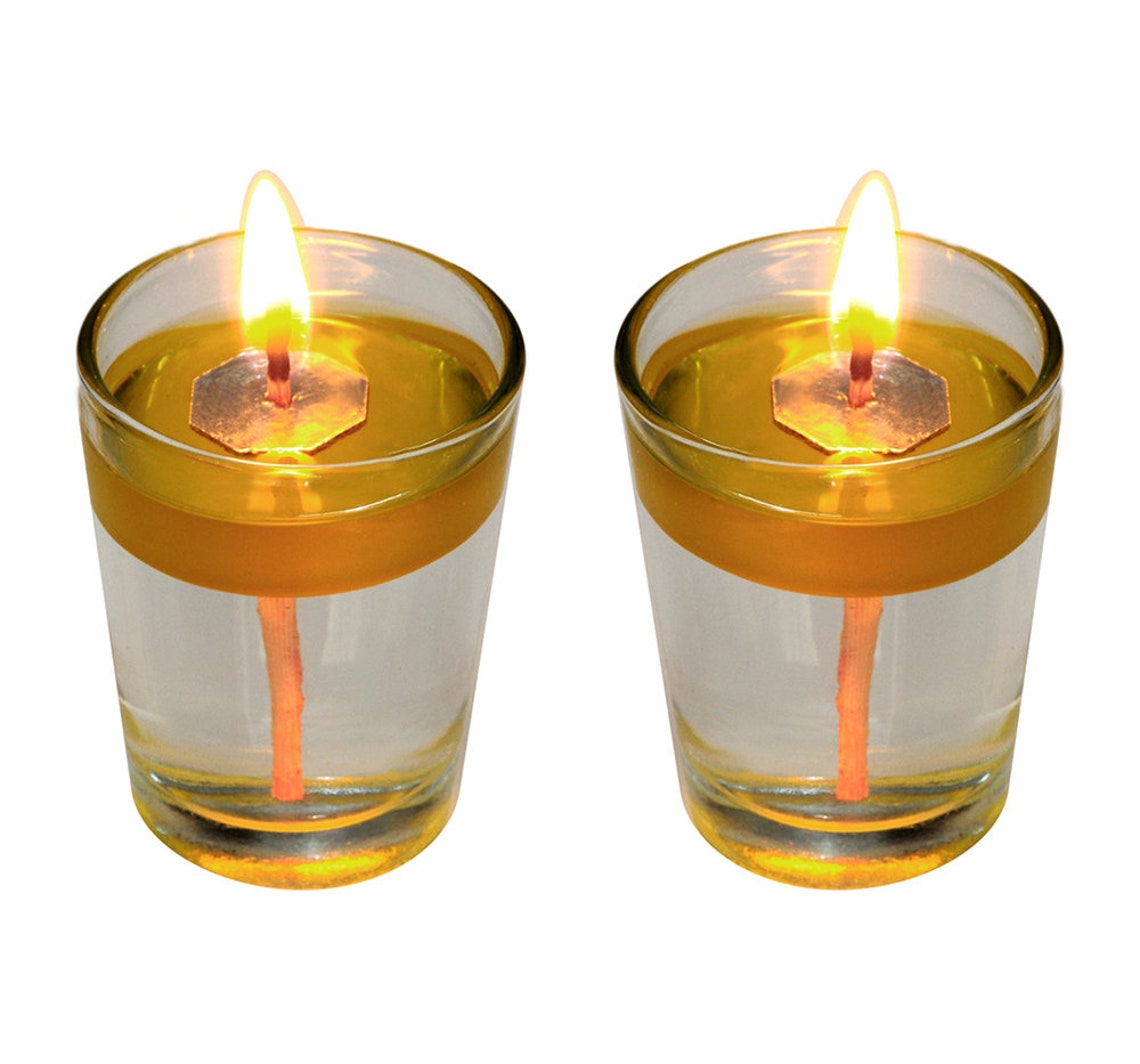 50 WAXED WICKS for Oil Candle Menorah Candles Floating Etsy
