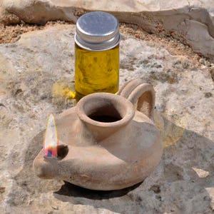 Organic Oil lamp vintage gift for, Pottery Oil Candle, Oil lantern, Ancient oil lamp, Night light lamp, Custom night light, oil lamp wick
