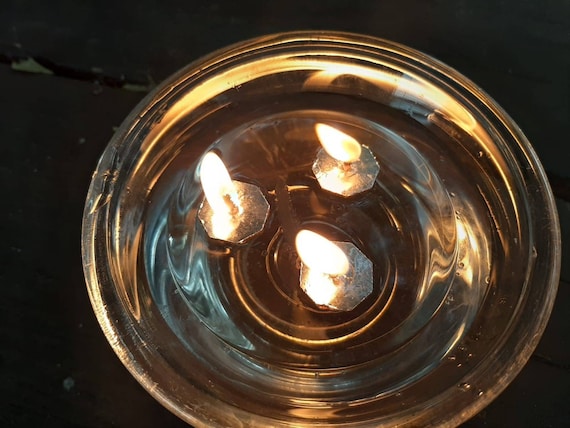  LightLamps Large Round Floating Wicks, Floating Candle