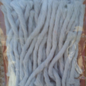 Unwaxed 50 Cotton Wicks, Candle OIL LAMP WICKs, Wickening, Oil Lamp Parts, Oil Lamp Equipment, Oil Lamp Tools, Oil Lamps Supplies