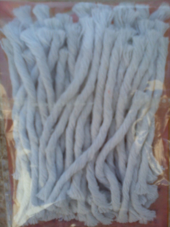Unwaxed 50 Cotton Wicks, Candle OIL LAMP WICKs, Wickening, Oil Lamp Parts, Oil Lamp Equipment, Oil Lamp Tools, Oil Lamps Supplies