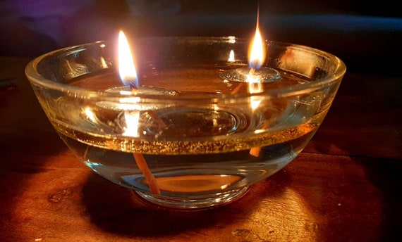 Floating Wicks, Large Round Candles, Oil Wick, 50 Waxed Long WICK, Oil Lamps,  Floating Candles, OIL LAMP, Sabbath Candle, String Candle Wick -  Israel