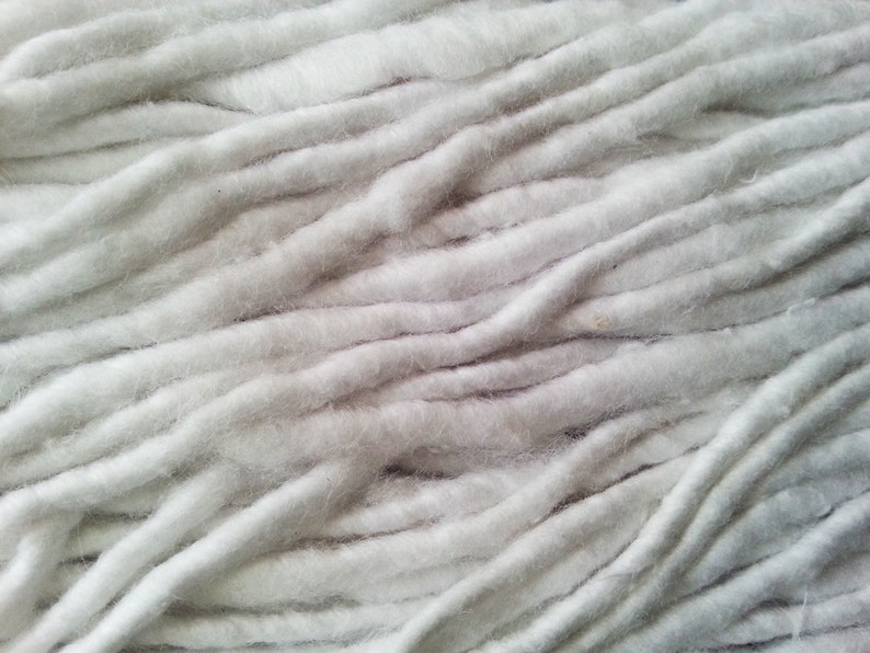 May include: Close-up of a white cotton yarn, showing the texture and fibers of the material.