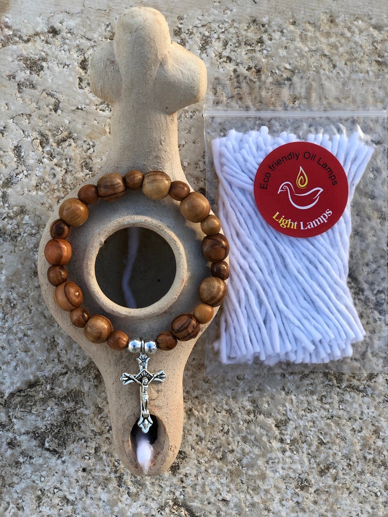 Antiquity rare Religious home and decor, Byzantine Classic Pottery, Rare ancient oil lamps, Historical Archaeological Artifacts, Terracotta