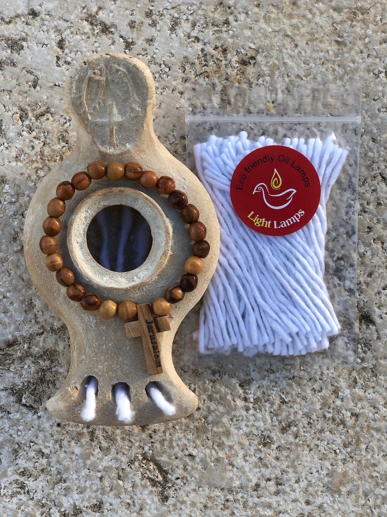 Antiquity rare Religious home and decor, Byzantine Classic Pottery, Rare ancient oil lamps, Historical Archaeological Artifacts, Terracotta