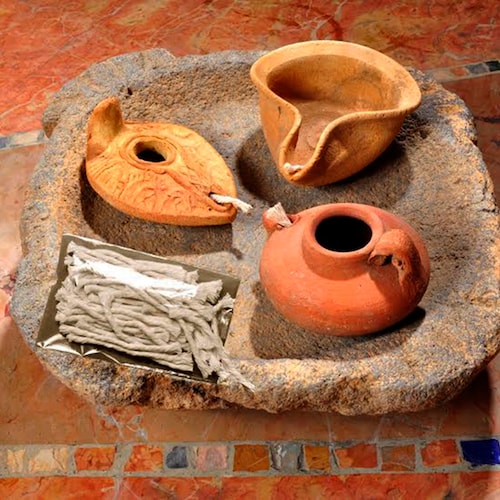 Oil Candle Pottery Gift Set Hobby Lobby Bible Museum Wicks Etsy