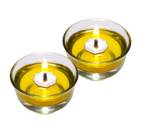 50 stoppini cerati per candele a olio, candele Menorah, stoppini