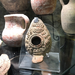 Starożytność Oryginalne artefakty bizantyjskie, Rzadkie starożytne lampy oliwne, Klasyczna ceramika, Historyczne artefakty archeologiczne, Znaleziska terakotowe,