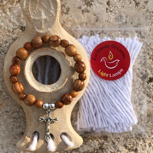 Antiquity rare Religious home and decor, Byzantine Classic Pottery, Rare ancient oil lamps, Historical Archaeological Artifacts, Terracotta