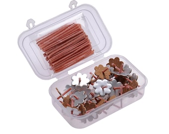 Candlemas silver Oil CANDLE FLOATING Set, 50 waxed Wicks, Non toxic, Floating candles Smokeless, Odorless, Clean Burning, Oil lamp wicks