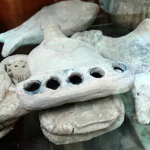 Antiquity Original art objects, Byzantine Classic Pottery, Rare ancient oil lamps, Historical Archaeological Artifacts, Terracotta finds,