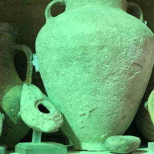 Antiquity Original art objects, Byzantine Classic Pottery, Rare ancient oil lamps, Historical Archaeological Artifacts, Terracotta finds,