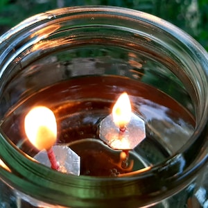 Adventus Flytande ljus, 50 flytande ljus, Flytande vekar för oljeljus, Flytande vekar för oljelampor, ljus, Ljusslingvekar