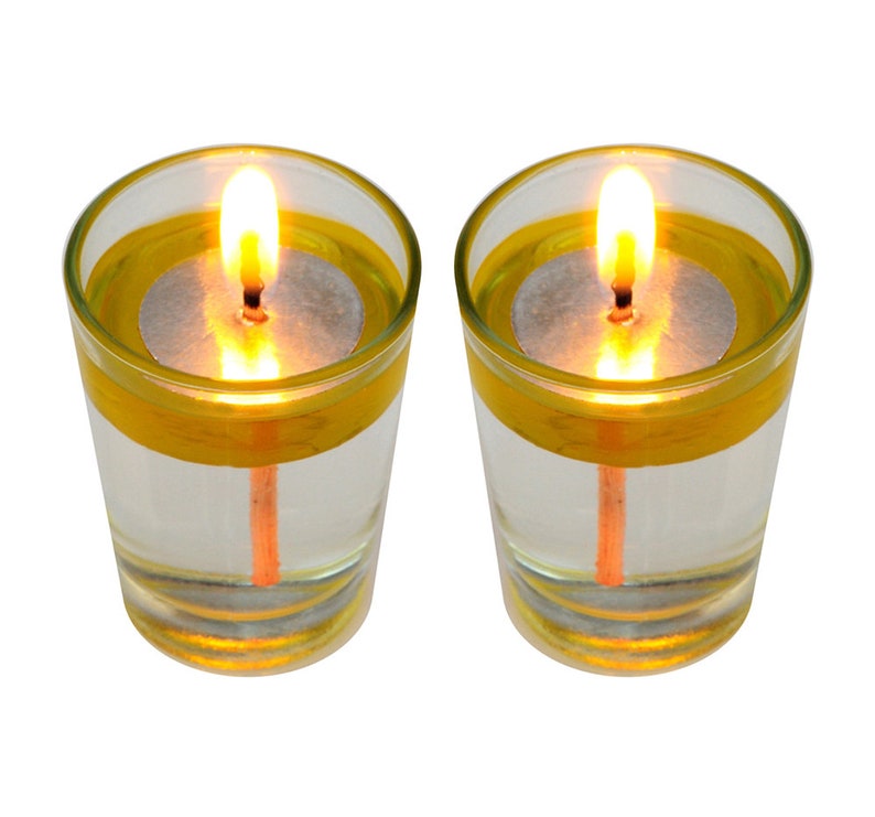 Garden Large Round Eco FLOATING Candles Oil Candle Wick Long Etsy UK