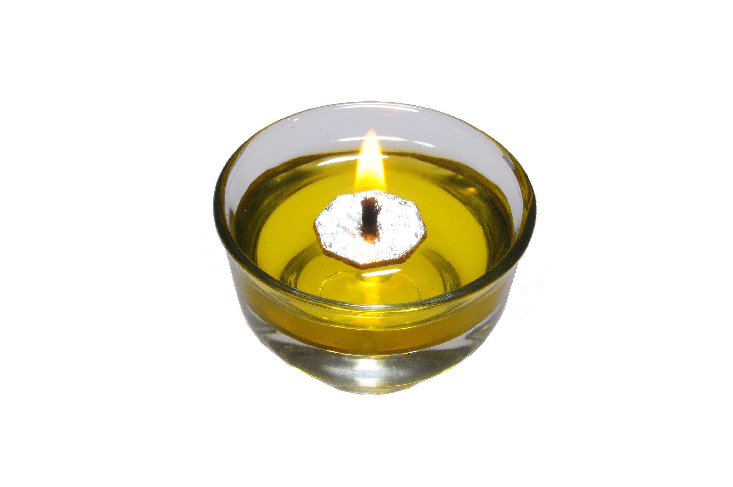 Simple oil candle wick: make oil lamps or candles using hemp and