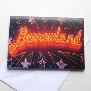 Glasgow Barrowlands Sign Photo Greeting Cards Neon Sign Ballroom Scotland Colourful Iconic Scottish Gifts Blank Cards image 6