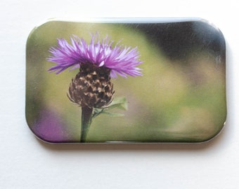 Scottish Thistle Photo Fridge Magnet | Nature Photography | Floral | Flower | Botanical | Scottish Gifts | Housewarming | Close up photo