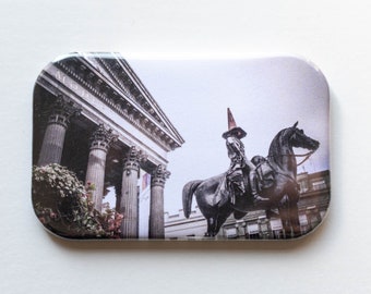 Glasgow's Duke of Wellington Statue Photo Magnet | Fridge Magnets | Photography | Scotland | Urban | Cityscape | Iconic | Scottish Photo