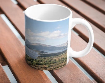 Landscape Loch Lomond Photo Borderless Ceramic Coffee Mugs | Scottish Gifts | Scotland Beauty | 11oz | Nature Photography | Small Gifts