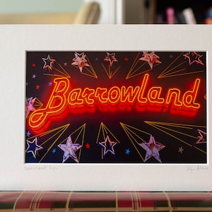 Barrowland Sign Photo Print | Glasgow | Photography Scotland | Iconic | Scottish Art Prints | Wall Art | Unframed | Signed | Neon Signs