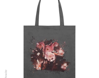 Pink Blossom Photo Tote Bag | Nature Photography | Floral | Flowers | Botanical | Pretty | Close up | Spring | Small Gifts | Accessories