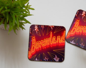 Glasgow Barrowland Iconic sign Coasters | Set of 4 | Scottish Photos | Scotland | Photography | Homeware | Small Gifts | Neon Sign