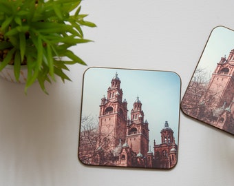 Glasgow Kelvingrove Photo Coasters | Pack of 4 | Victorian Architecture | Scottish Gifts | Scotland Photography | Cityscapes | Home Decor