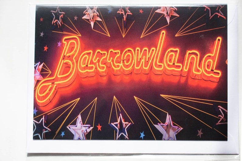 Glasgow Barrowlands Sign Photo Greeting Cards Neon Sign Ballroom Scotland Colourful Iconic Scottish Gifts Blank Cards image 5
