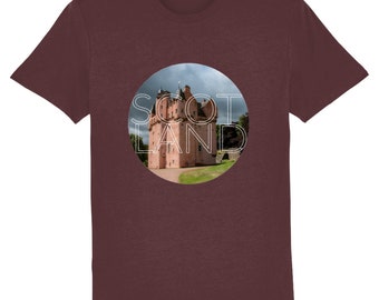 Scotland Fairy Tale Castle Unisex T-shirts | Scottish Gifts | Photography | Landscape Photo | Design | Travel | Organic Cotton | Apparel