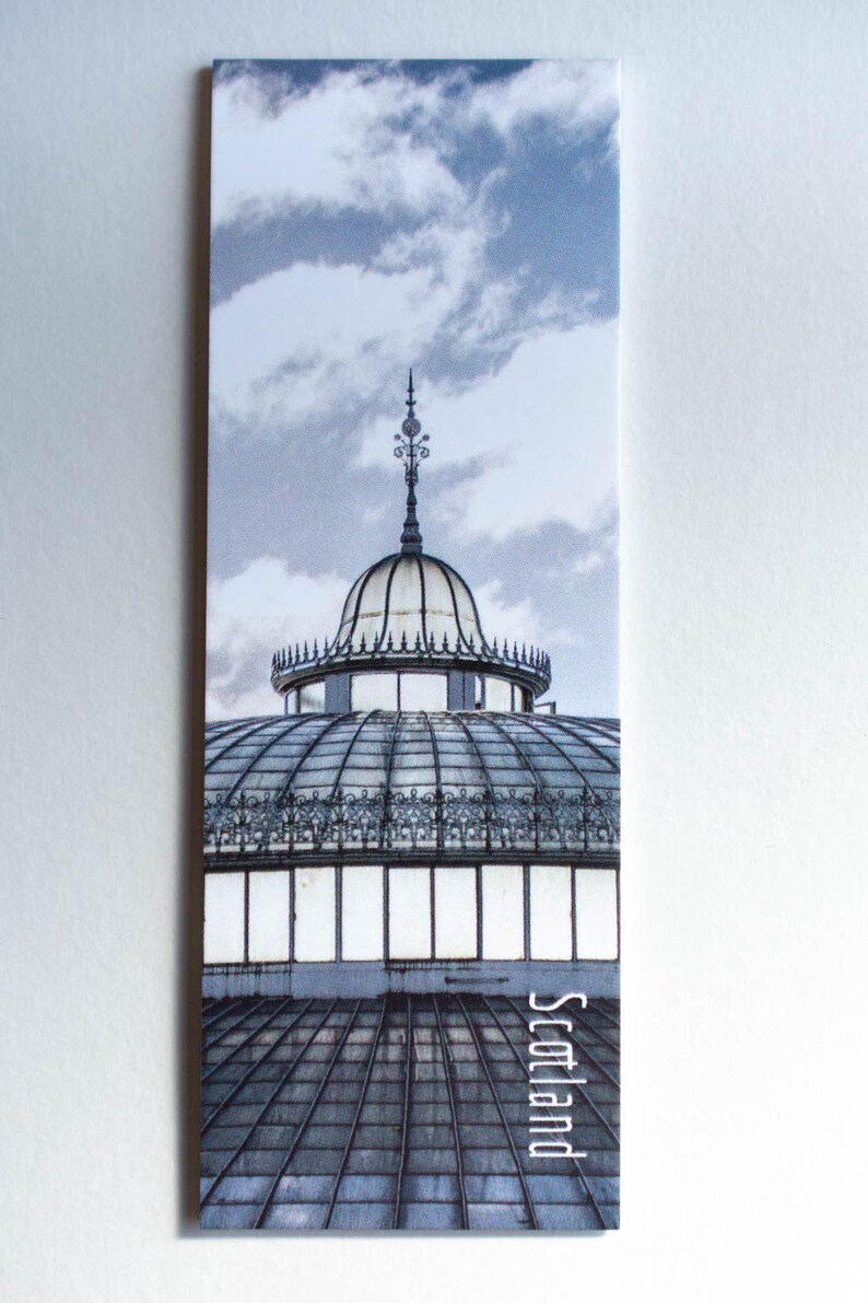 Glasgow Victorian Glasshouse Magnetic Bookmarks Photography Architecture Scotland Kibble Palace Urban Small Gifts Handmade image 2