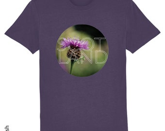 Scotland Thistle Unisex T-Shirts | Photography | Nature | Floral | Scottish gifts | Flower | Organic Cotton