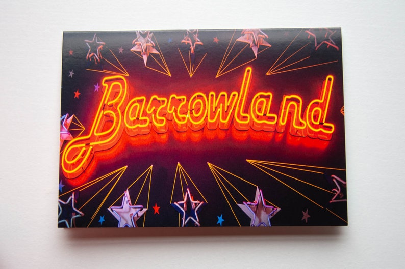 Glasgow Barrowlands Sign Photo Greeting Cards Neon Sign Ballroom Scotland Colourful Iconic Scottish Gifts Blank Cards image 2