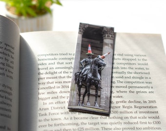 Glasgow Duke of Wellington Statue Magnetic Photo Bookmarks | Street Photography | Urban | Scotland | Scottish Gifts | Iconic | Handmade