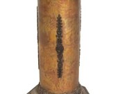 Italian Louis XVI Marbelized Carved Wood Column Pedestal Antique Faux Marble Decorative Arts Plant Stand