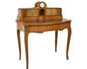 19th Century French Louis XV Style Parquetry Bonheur Du Jour Lady 39 s Writing Desk