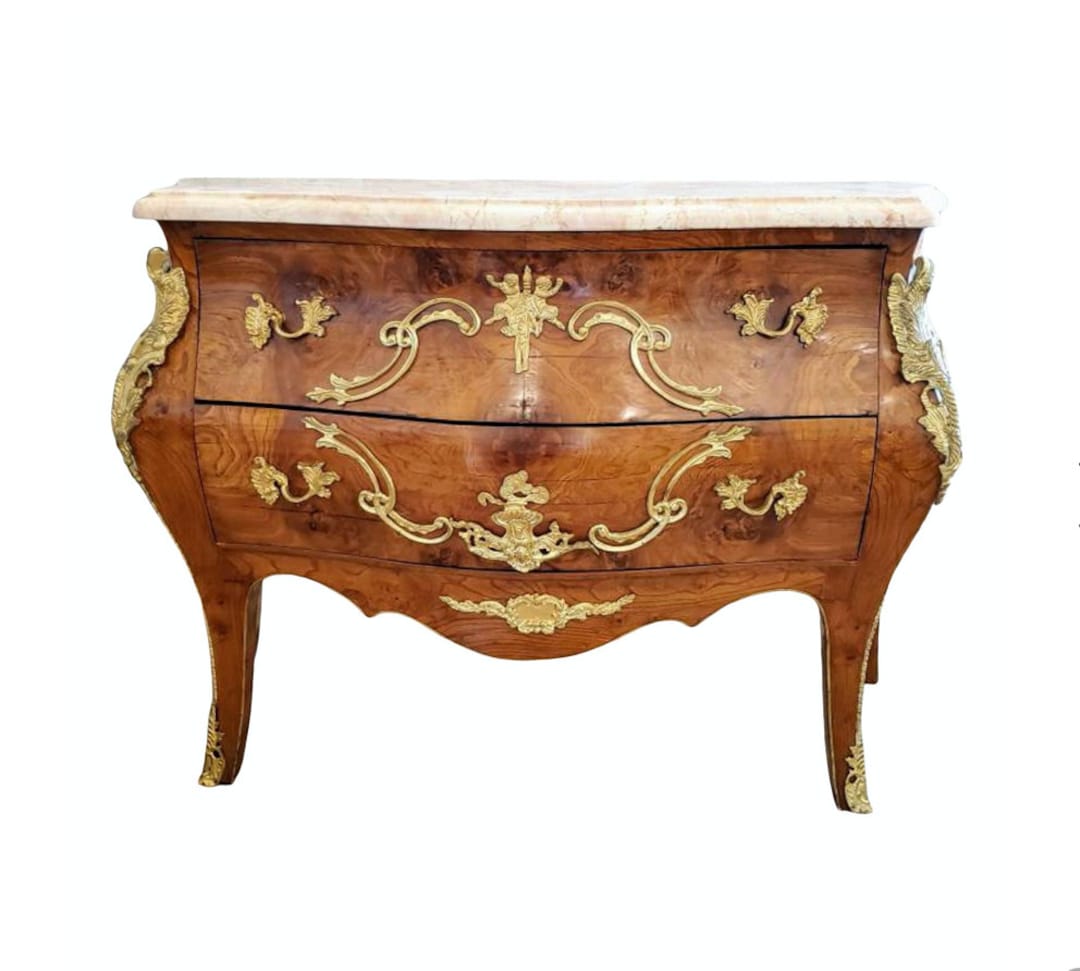 【仏蘭西】ルイ15世様式 Louis XVナイフレスト 6個組 Antique Louis XV Style French Inlaid Marble Top Side Table