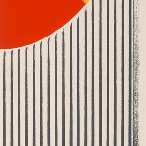 Michael Argov Untitled 2 Minimalist Geometric Abstract 1969/1970 Signed, Serigraph Op Art image 4