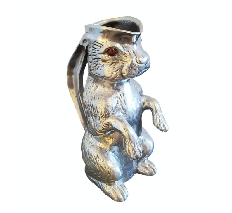 1970s Arthur Court Bunny Rabbit Pitcher or Vase Etsy